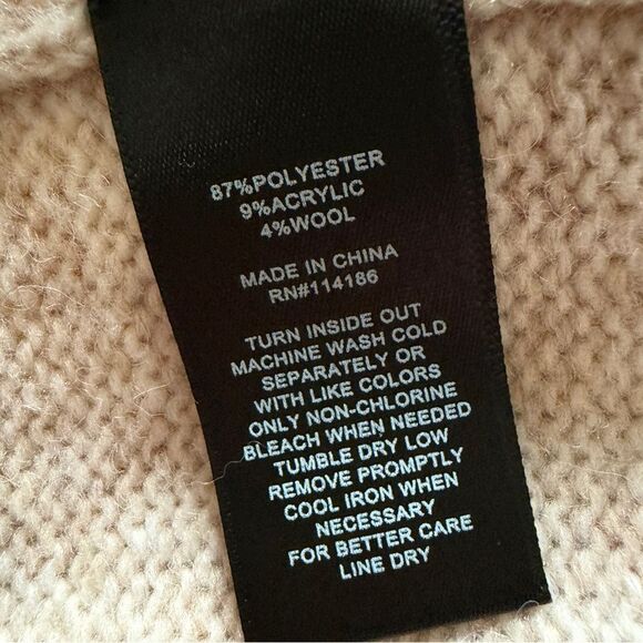 Frye boxy balloon sleeve sweater wool blend - Picture 4 of 5